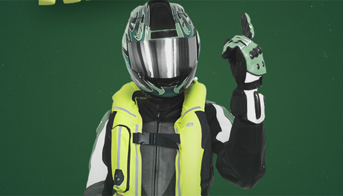 Chaleco airbag: el regalo de su vida