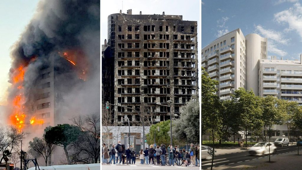 El incendio de Campanar en Valencia y el "riesgo latente" en otros edificios: avanzar hacia una "cultura de prevención"