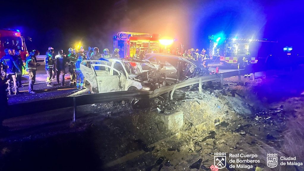 Cuatro muertos, uno de ellos policía, en una persecución por un robo en Málaga