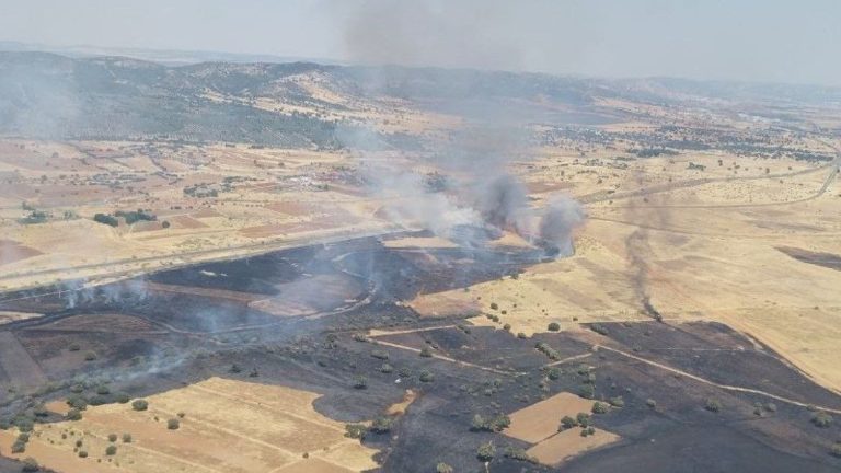 Se restablece la circulación del AVE entre Madrid y Andalucía tras el incendio en Brazatortas, Ciudad Real