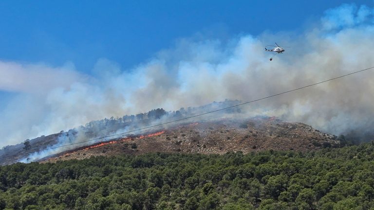Declarados incendios de nivel dos en los municipios de Ibi, Alicante, y Navaluenga, Ávila