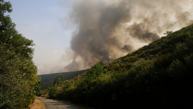 Un muerto y un herido al volcar una autobomba durante las labores de extinción de los incendios en León
