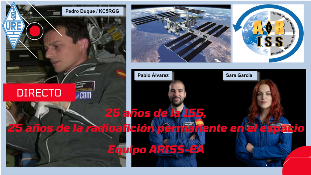 Ciclo de charlas: 25 años de la ISS en órbita, 25 años de la radioafición permanente en el espacio